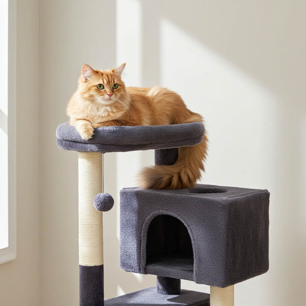 大型猫用キャットツリー 室内用